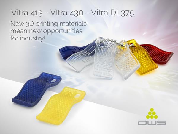 Nuevos materiales de impresión 3D de Dws Systems | Ramal - Suministros Industriales Especializados